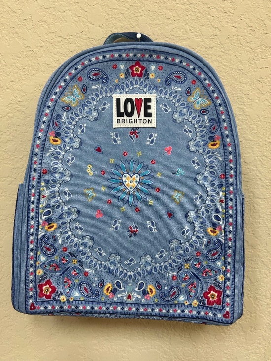 Brighton Bandana Love Backpack. NWT main image 14